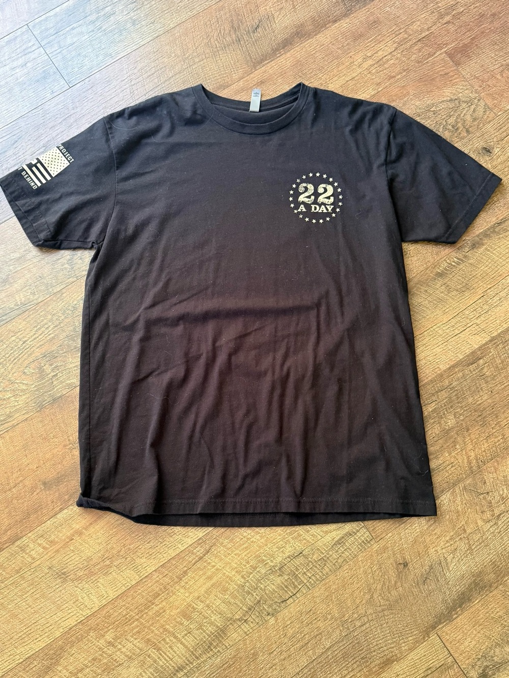 Men’s Black '22 A Day' Short Sleeve Tee